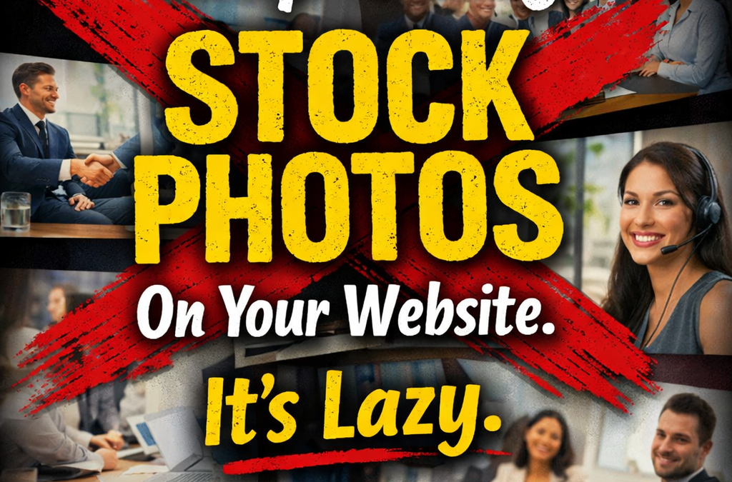 Stop Using Stock Photos On Your Website. It’s Lazy.