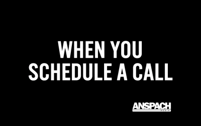 When You Schedule A Call