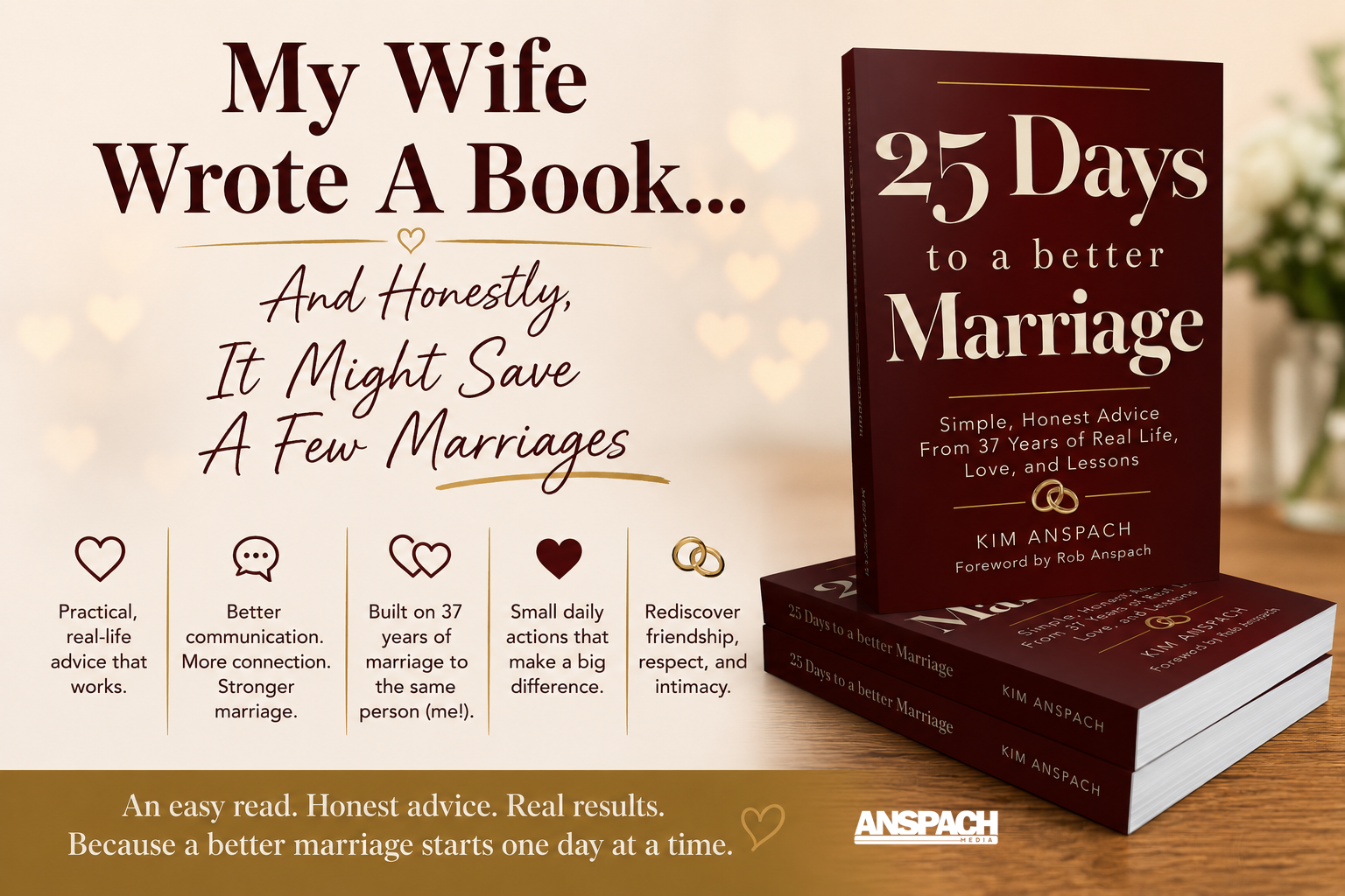 My Wife Wrote A Book… And Honestly, It Might Save A Few Marriages