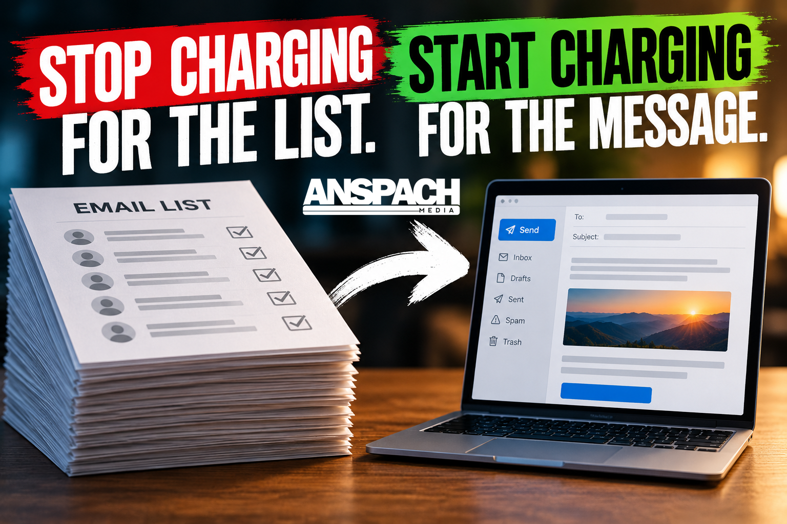 Stop Charging For The List. Start Charging For The Message.